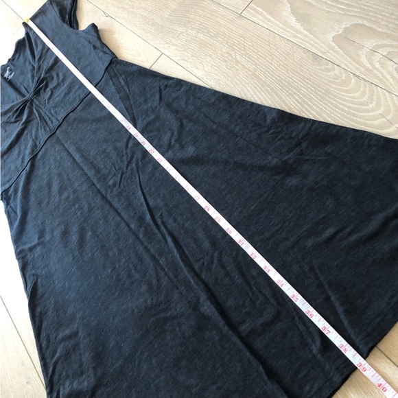 Toad & Co Rosemarie Cap Sleeve Sundress in Black&Dark Grey Size S OrganicCotton - Picture 6 of 10